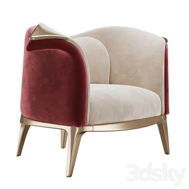Harlequin Armchair by Alma de Luce
